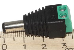 Разъём питания (штекер) 5.5 x 2.5 x 14.0 мм, с клеммной колодкой