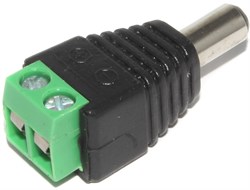 Разъём питания (штекер) 5.5 x 2.1 x 14.0 мм, с клеммной колодкой