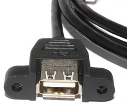 Кабель (переходник) USB 2.0 (AF) - USB 5 pin (на материнскую плату), с креплением, 1.5 м