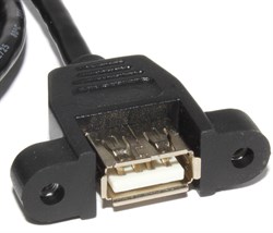 Кабель (переходник) USB 2.0 (AF) - USB 5 pin (на материнскую плату), с креплением, 1.5 м