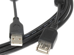 Кабель - удлинитель USB 2.0, USB A(m) - USB A(f), вилка - розетка, 3 м