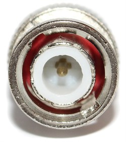 Разъем BNC "штекер", металлический, на кабель RG-59, под пайку