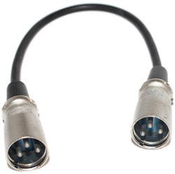 Переходник (кабель) XLR "папа" - XLR "папа", 0.3 м