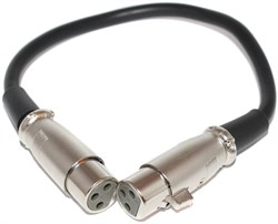 Переходник (кабель) XLR "мама" - XLR "мама", 0.3 м