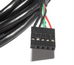 Кабель (переходник) USB 2.0 (AF) - USB 5 pin (на материнскую плату), с креплением, 3 м
