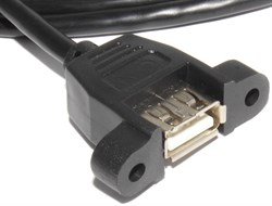 Кабель (переходник) USB 2.0 (AF) - USB 5 pin (на материнскую плату), с креплением, 3 м