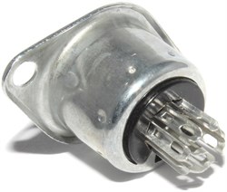 Розетка DIN 8 Pin (ОНЦ-ВГ-5-8/16-Р-М) (DIN 45326, ГОСТ), "мама" / "гнездо", на корпус