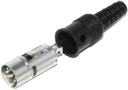 Разъём DIN 8 Pin (ОНЦ-ВГ-5-8/16-В) (DIN 45326, ГОСТ 23784), "вилка" , на кабель, под пайку