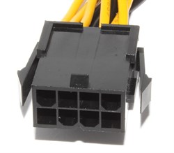 Кабель питания (разветвитель) 8 pin "мама" - 2 x 8 pin "папа" (6 pin + 2 pin), 0.2 м