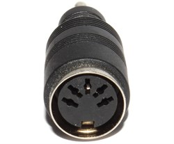 Переходник (адаптер) DIN 5 pin "гнездо" - Mini Jack 3.5 мм "штекер", стерео
