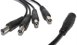 Разветвитель питания "1-4", на 4 разъёма, для камер видеонаблюдения