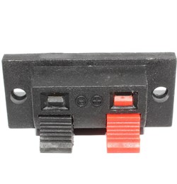 Зажим акустический (колодка, прищепка), аудио, 2 контакта, 55 x 25 мм