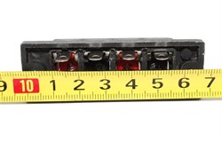 Зажим акустический (колодка, прищепка), аудио, 4 контакта, 70 x 25 мм