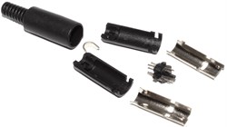 Разъём Mini DIN 5 Pin "папа", на кабель, под пайку