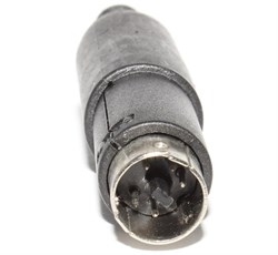 Разъём Mini DIN 5 Pin "папа", на кабель, под пайку
