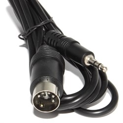 Кабель (переходник) DIN 5 Pin (5/180°) "штекер" - Mini Jack 3.5 мм "штекер"