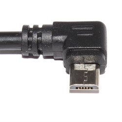 Кабель (переходник) угловой Micro USB 90° - USB 2.0 (AM) "папа" 90°, 0.3 м