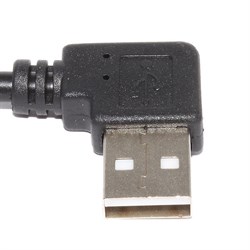 Кабель (переходник) угловой Micro USB 90° - USB 2.0 (AM) "папа" 90°, 0.3 м