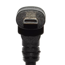 Переходник (кабель) угловой Micro HDMI "папа" 90 градусов "вверх" - HDMI "мама", 0.1 м