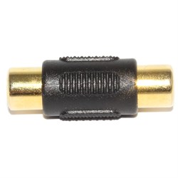 Переходник (соединитель) RCA "Тюльпан" (мама) - RCA "Тюльпан" (мама)