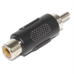 Переходник (удлинитель) RCA "Тюльпан" "мама" - RCA "Тюльпан" "папа"