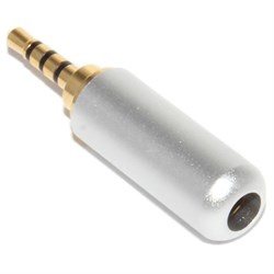 Разъём Micro Jack 2.5 мм, 4 Pin, "папа", 4 контакта, под пайку, на кабель