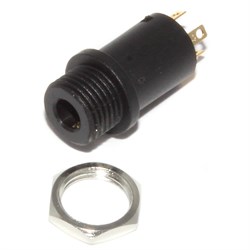 Разъём Mini Jack 3.5 мм, 4 pin, "гнездо", под пайку, на корпус