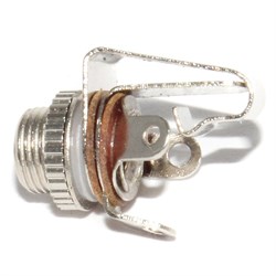 Разъём Mini Jack 3.5 мм, "моно", "мама", с гайкой, для крепления на корпус (панель)