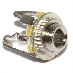Разъём Mini Jack 3.5 мм, "стерео", "мама", с гайкой, для крепления на корпус (панель)