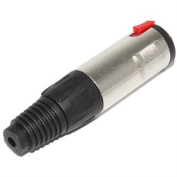 Разъём jack 6.35 мм, "мама", "стерео", на кабель, с фиксатором