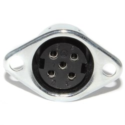 Гнездо DIN 5 pin с центральным контактом, ОНЦ-ВГ-11-5/16-Р-М, ГОСТ, Россия