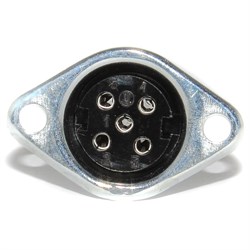 Гнездо DIN 5 pin с центральным контактом, ОНЦ-ВГ-11-5/16-Р-М, ГОСТ, Россия