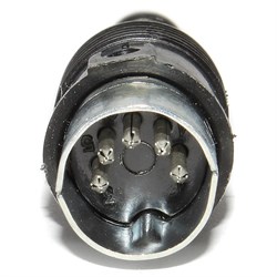 Разъём DIN 5 pin (5/180°), ОНЦ-ВГ-4-5/16-В, ГОСТ, Россия, "папа", на кабель