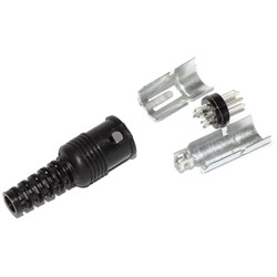 Разъём DIN 5 pin (5/180°), ОНЦ-ВГ-4-5/16-В, ГОСТ, Россия, "папа", на кабель