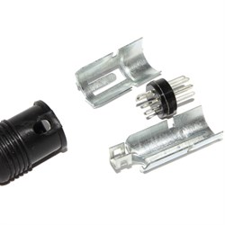 Разъём DIN 5 pin (5/180°), ОНЦ-ВГ-4-5/16-В, ГОСТ, Россия, "папа", на кабель