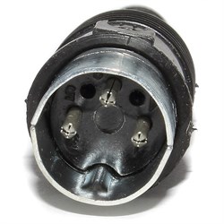 Вилка DIN 3 Pin, СШ-3, ОНЦ-ВГ-2-3/16-В, Россия, ГОСТ, "папа" , на кабель