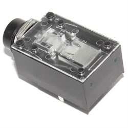 Разъем Jack 6.35 мм, 1/4", на плату / на корпус, стерео, "гнездо", с гайкой