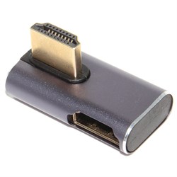 Переходник (соединитель) HDMI (f) - HDMI (m), угловой, левый, 8K, UHD, HDMI 2.1