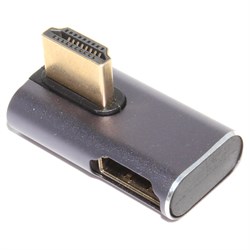 Переходник (соединитель) HDMI (f) - HDMI (m), угловой, левый, 8K, UHD, HDMI 2.1
