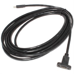 Кабель (удлинитель) USB Type C "мама" - USB Type C "папа", с креплением на корпус, 3 м