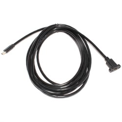 Кабель (удлинитель) USB Type C "мама" - USB Type C "папа", с креплением на корпус, 3 м