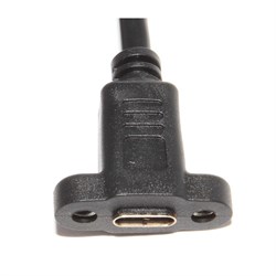 Кабель (удлинитель) USB Type C "мама" - USB Type C "папа", с креплением на корпус, 3 м