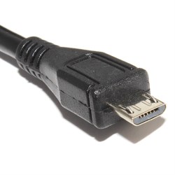 Кабель (удлинитель) Micro USB "мама" - Micro USB "папа", с креплением на корпус, 1.8 м