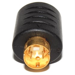 Переходник S-Video (Mini Din 4 Pin) - RCA "Тюльпан", позолоченный