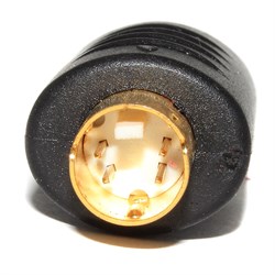 Переходник S-Video (Mini Din 4 Pin) - RCA "Тюльпан", позолоченный