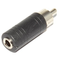 Переходник Mini Jack 3.5 мм "мама" - RCA "Тюльпан" "папа"