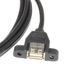 Кабель (переходник) USB 2.0 (AF) - USB 5 pin (на материнскую плату), с креплением, 2 м