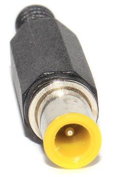 Разъём питания (штекер) 7.0 x 1.2pin x 9.5 мм, с внутренним пином, под пайку