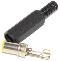 Разъём питания (штекер) 7.0 x 1.2pin x 9.5 мм, с внутренним пином, под пайку