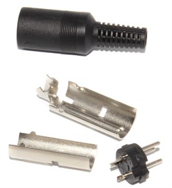 Разъём DIN 3 pin (3*180˚), "штекер"/"папа", под пайку, на кабель